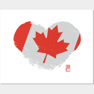 I love my country. I love the Canada. I am a patriot. In my heart, there is always the flag of the Canada Posters and Art